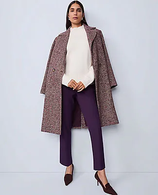 Ann Taylor Herringbone Double Breasted Long Coat sold by Ann Taylor product image thumbnail 4