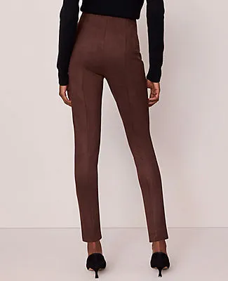 Ann Taylor The Petite Polished Legging in Faux Suede sold by Ann Taylor product image thumbnail 3