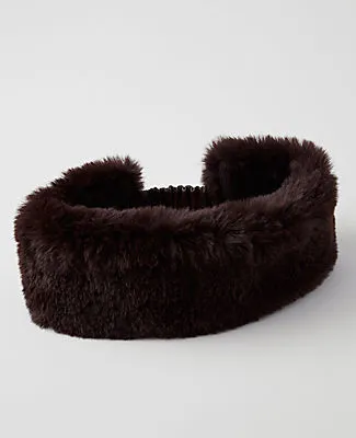 Ann Taylor Weekend Collection Faux Fur Ear Warmer sold by Ann Taylor