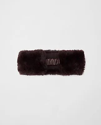 Ann Taylor Weekend Collection Faux Fur Ear Warmer sold by Ann Taylor product image thumbnail 2