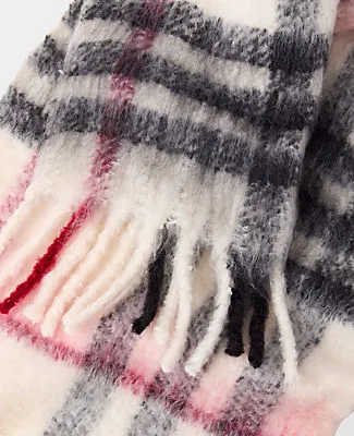 Ann Taylor Weekend Collection Plaid Fringe Scarf sold by Ann Taylor product image thumbnail 2