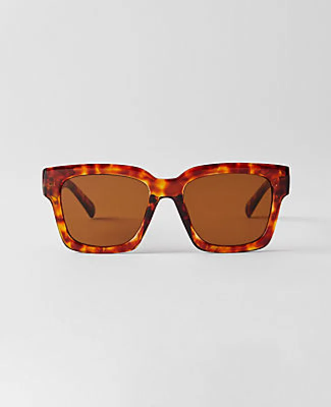 Ann Taylor Oversized Curved Square Sunglasses made by Ann Taylor