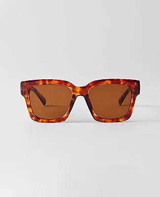 Ann Taylor Oversized Curved Square Sunglasses sold by Ann Taylor
