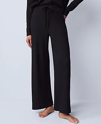 Ann Taylor Waffle Wide Leg Lounge Pants sold by Ann Taylor