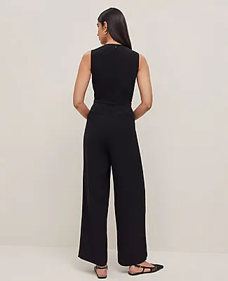 Ann Taylor Petite Belted Crew Neck Jumpsuit sold by Ann Taylor product image thumbnail 3