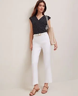 Ann Taylor The Eva Ankle Pant in Linen Blend sold by Ann Taylor