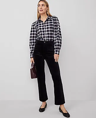 Ann Taylor Weekend Collection Stretch Velvet Patch Pocket Pant sold by Ann Taylor product image thumbnail 2
