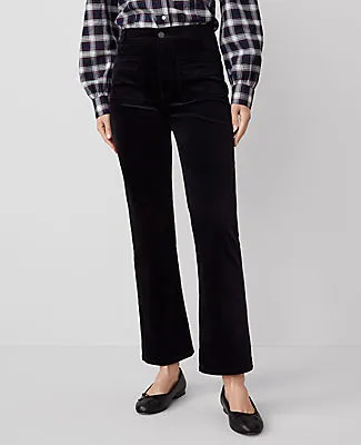 Ann Taylor Weekend Collection Stretch Velvet Patch Pocket Pant sold by Ann Taylor product image thumbnail 3