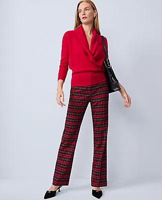 Ann Taylor The Sophia Pant in Plaid sold by Ann Taylor product image thumbnail 4