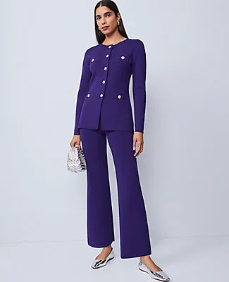 Ann Taylor The Petite Flare Sweater Pant sold by Ann Taylor