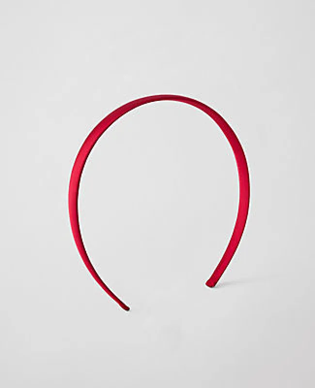Ann Taylor Skinny Satin Headband sold by Ann Taylor