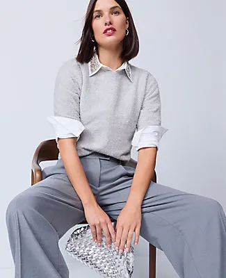 Ann Taylor Metallic Sweater Tee sold by Ann Taylor product image thumbnail 3