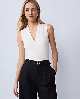 Ann Taylor Sleeveless V-Neck Top sold by Ann Taylor