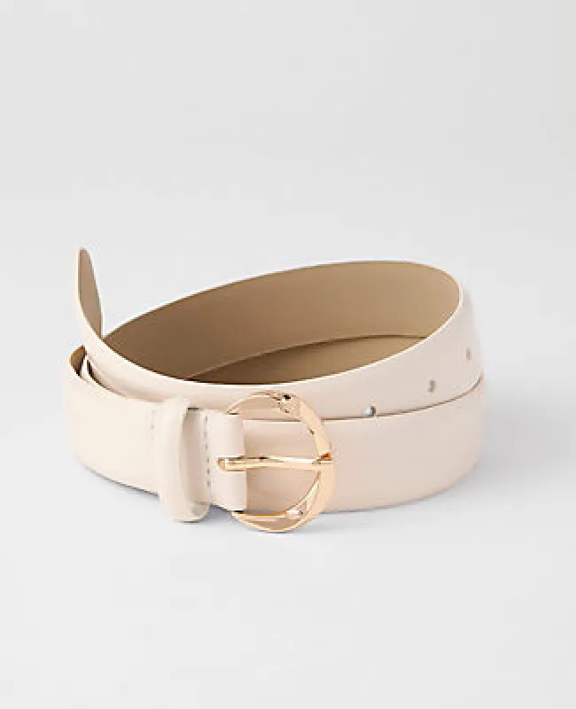 Ann Taylor Patent Twisted Buckle Belt sold by Ann Taylor