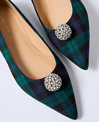 Ann Taylor Pointy Toe Embellished Flat sold by Ann Taylor product image thumbnail 2