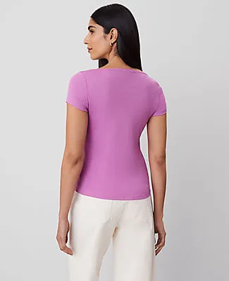 Ann Taylor Square Neck Tee sold by Ann Taylor product image thumbnail 2