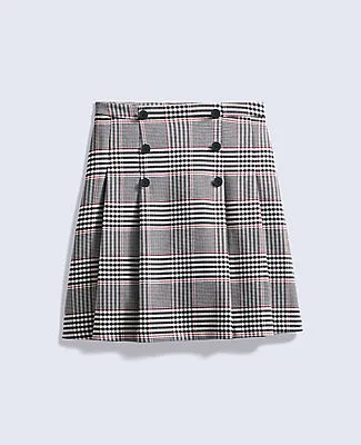 Ann Taylor Petite Plaid Pleated Skirt sold by Ann Taylor product image thumbnail 5