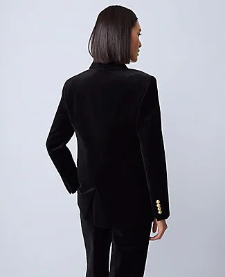 Ann Taylor The Crosby Blazer in Velvet sold by Ann Taylor product image thumbnail 3