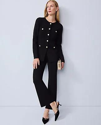 Ann Taylor The Petite Flare Sweater Pant sold by Ann Taylor