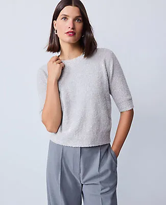 Ann Taylor Metallic Sweater Tee sold by Ann Taylor