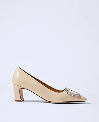 Ann Taylor Patent Leather Buckle Pump sold by Ann Taylor