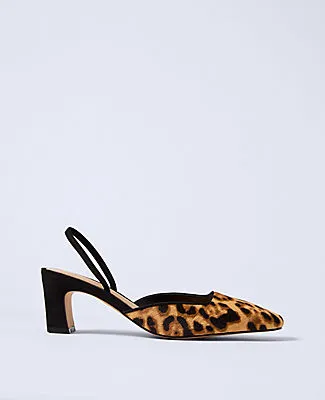 Ann Taylor Calf Hair Slingback Pump sold by Ann Taylor