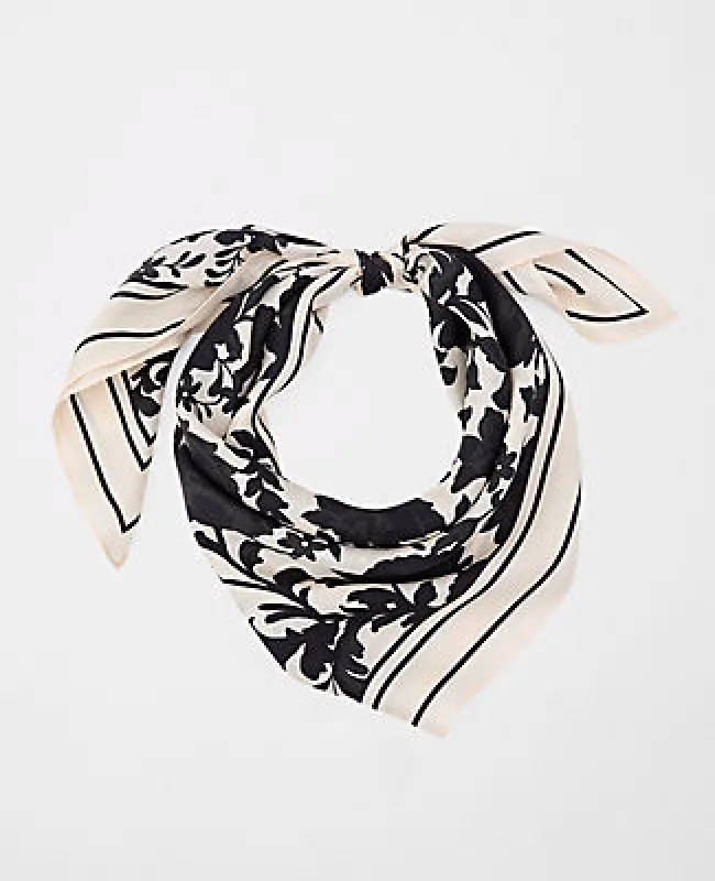 Ann Taylor Floral Silk Scarf sold by Ann Taylor