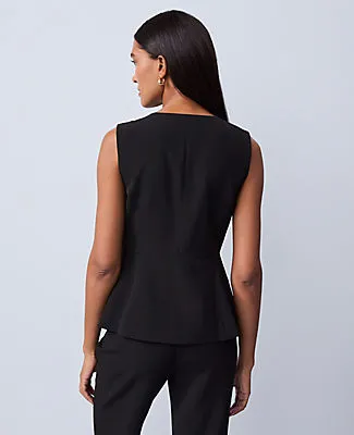 Ann Taylor Petite Crew Neck Peplum Vest sold by Ann Taylor product image thumbnail 2