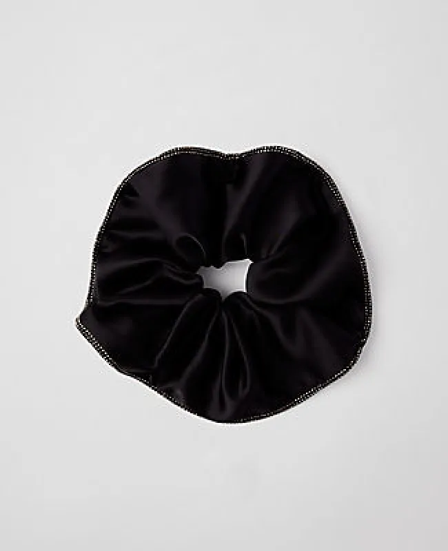 Ann Taylor Crystal Trim Oversized Scrunchie sold by Ann Taylor