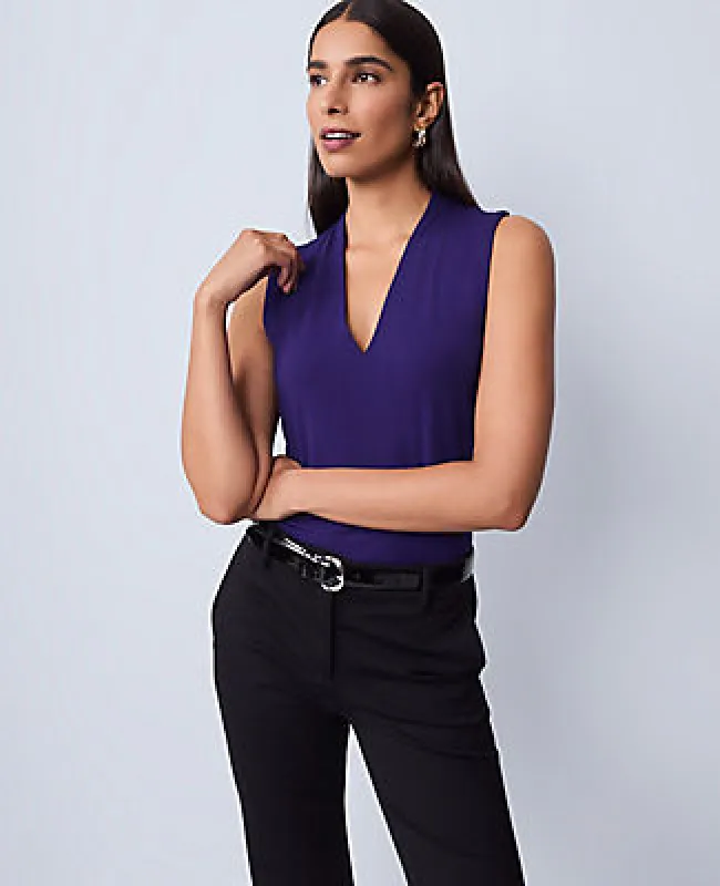 Ann Taylor Sleeveless V-Neck Top sold by Ann Taylor
