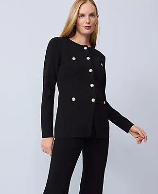 Ann Taylor Petite Crew Neck Cardigan sold by Ann Taylor product image thumbnail 3