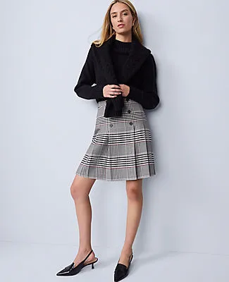 Ann Taylor Petite Plaid Pleated Skirt sold by Ann Taylor product image thumbnail 3