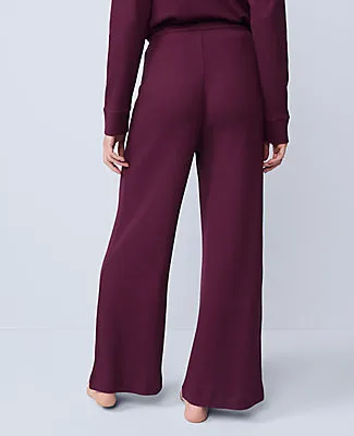 Ann Taylor Waffle Wide Leg Lounge Pants sold by Ann Taylor product image thumbnail 2