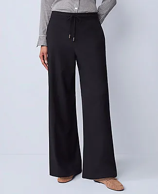 Ann Taylor Petite Wide-Leg Jogger Pant sold by Ann Taylor product image thumbnail 2