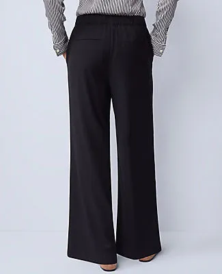 Ann Taylor Petite Wide-Leg Jogger Pant sold by Ann Taylor product image thumbnail 3