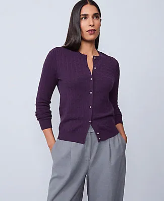 Ann Taylor Mixed Stitch Ann Cardigan sold by Ann Taylor product image thumbnail 3