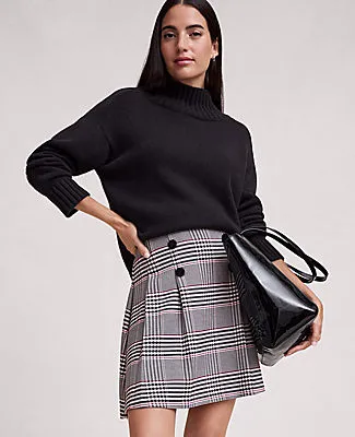 Ann Taylor Ribbed Mock Neck Sweater sold by Ann Taylor product image thumbnail 2