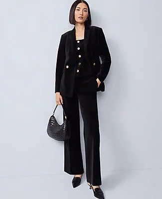 Ann Taylor The Petite Jayne Trouser Velvet Pant sold by Ann Taylor