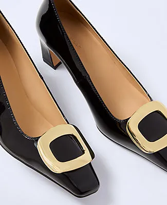 Ann Taylor Patent Leather Buckle Pump sold by Ann Taylor product image thumbnail 2