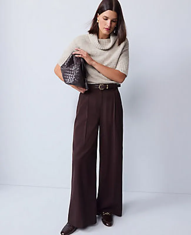 Ann Taylor The Petite Modern Wide Leg Trouser sold by Ann Taylor
