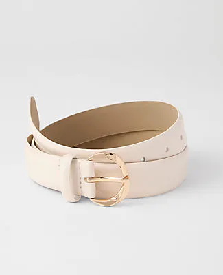 Ann Taylor Patent Twisted Buckle Belt sold by Ann Taylor
