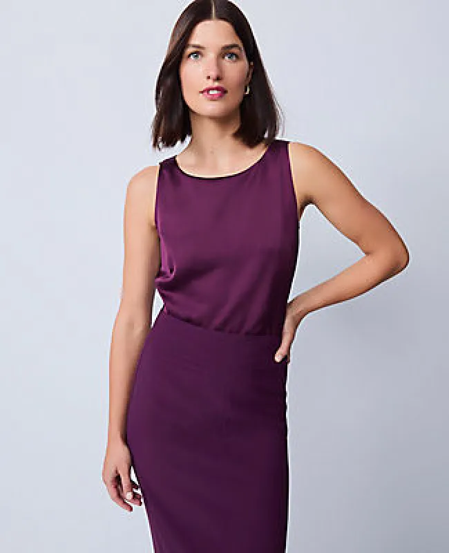 Ann Taylor Satin Tank Top sold by Ann Taylor