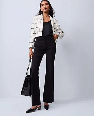 Ann Taylor The Petite Military Blazer Jacket in Windowpane sold by Ann Taylor product image thumbnail 4