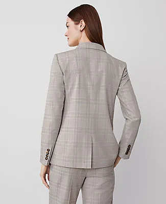 Ann Taylor The Petite Greenwich Blazer in Plaid sold by Ann Taylor product image thumbnail 3