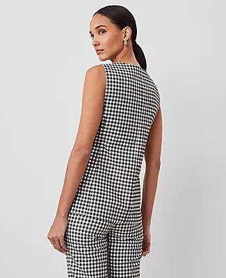 Ann Taylor Gingham Vest Top sold by Ann Taylor product image thumbnail 3
