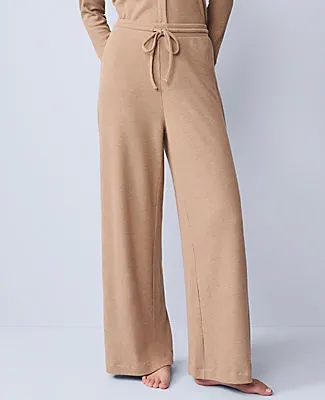 Ann Taylor Waffle Wide Leg Lounge Pants sold by Ann Taylor