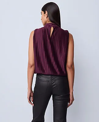 Ann Taylor Petite Mock Neck Bubble Hem Top sold by Ann Taylor product image thumbnail 2
