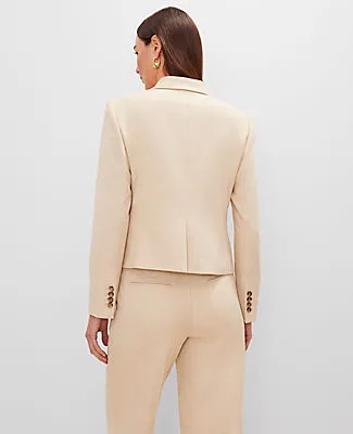 Ann Taylor The Notched One Button Blazer in Seasonless Stretch sold by Ann Taylor product image thumbnail 2