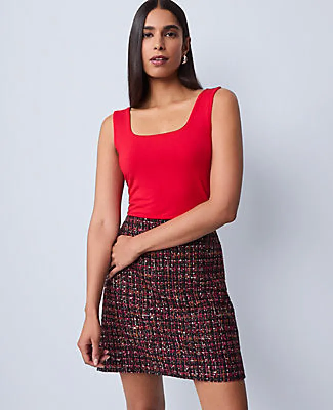 Ann Taylor Square Neck Tank Top sold by Ann Taylor