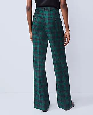 Ann Taylor The Straight Trouser in Plaid sold by Ann Taylor product image thumbnail 3